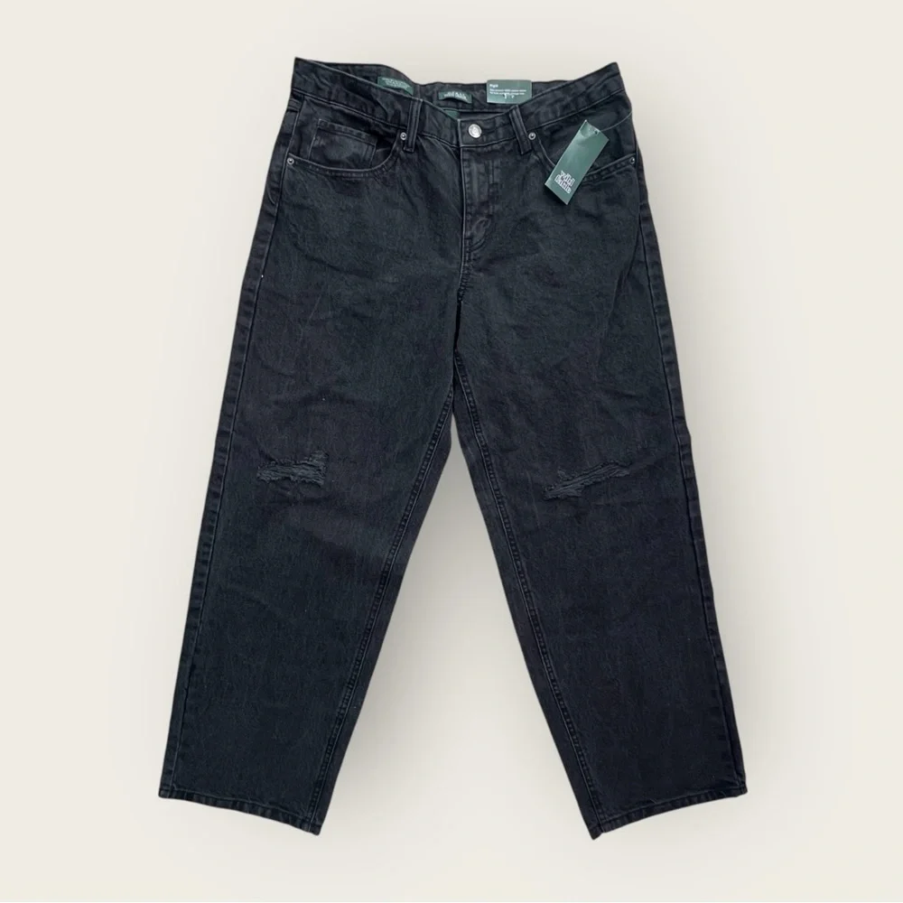 Wild Fable Mid-Rise 90's Relaxed Black Jeans, 8 - Picture 4 of 7